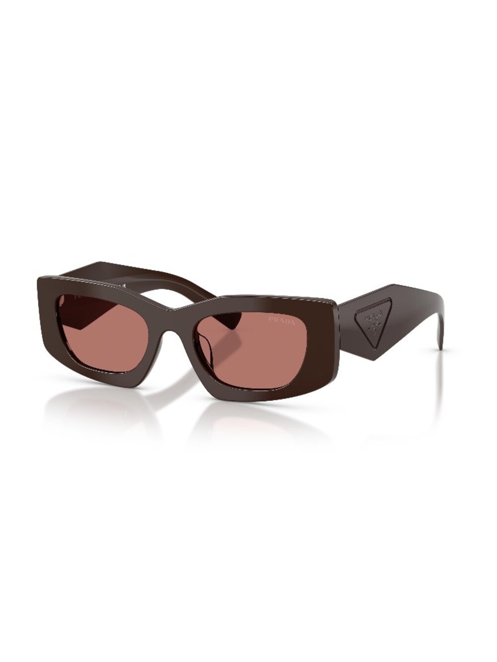 New Prada Women's Sunglasses Red Lens Acetate Frame PR D03SD 27I80W 51